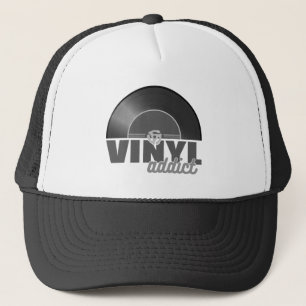 Retro 45 RPM Vinyl Addict Trucker Hat – Vintage Re
