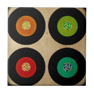 Retro 45 Vinyl Record Album Tile