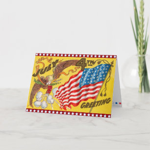 Retro 4th of July Card