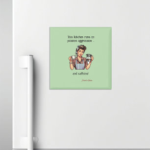 Retro 50’s Sarcastic Refrigerator  Magnet