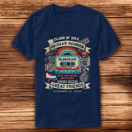 Retro 50 Year High School Reunion Vintage Class T-Shirt