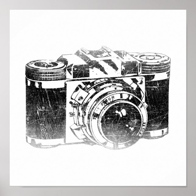 Retro 50's camera poster (Front)