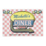 Retro 50's Diner Sign | Personalized Name Slogan Placemat