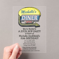 Retro 50s Diner Sock Hop Birthday Party Theme