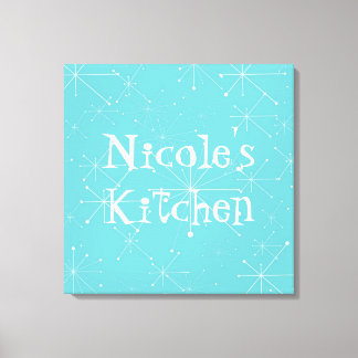 Retro 50s Kitchen Custom Room Wall Decor