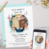 Book Club Invitation (You Pick Background Color)