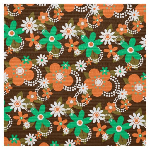retro 60s 70s flower fabric v2