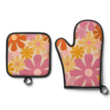 Retro 60s 70s Groovy Floral Pattern