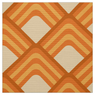 6 1950's 1960's Retro Geometric Fabric by the Yard Vintage Fabric