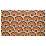 Retro 60s 70s Mod fabric Scallop