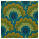 Retro 60s 70s Mod fabric Scallop pattern