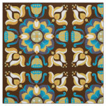 Retro 60s 70s pattern floral styled fabric