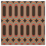 Retro 60s 70s pattern styled fabric