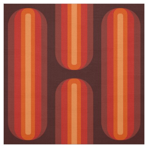 Retro 60s 70s pattern styled fabric