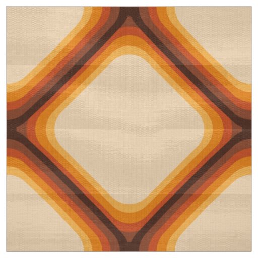 Retro 60s 70s pattern styled fabric
