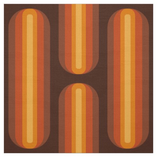 Retro 60s 70s pattern styled fabric
