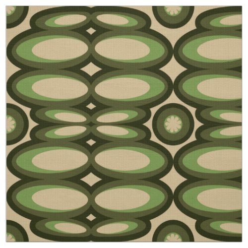 Retro 60s 70s pattern styled fabric