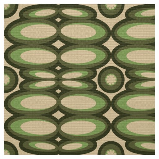 Retro 60s 70s pattern styled fabric