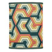 Retro 60s Geometric Pattern Lamp Shade (Front)