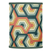 Retro 60s Geometric Pattern Lamp Shade (Left)