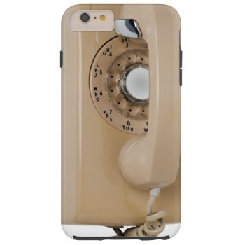 Retro 60's Rotary Wall Phone Tough Iphone 6 Plus Case by UTeezSF at Zazzle
