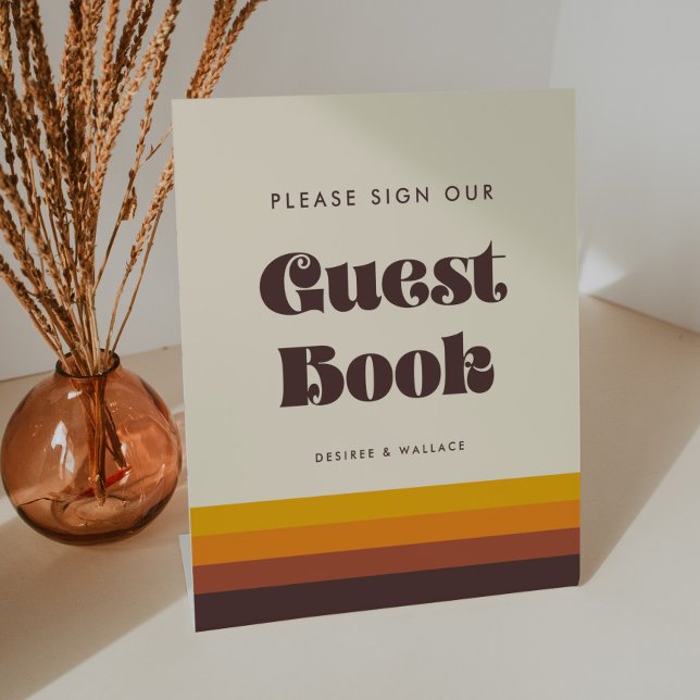 Retro 60s Vintage Mid Century Sign our Guestbook (Creator Uploaded)