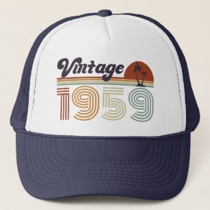 Retro 66th Birthday, Vintage 1959 Trucker Hat