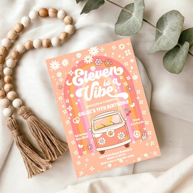 Retro 70s Birthday Party Invitation (Creator Uploaded)