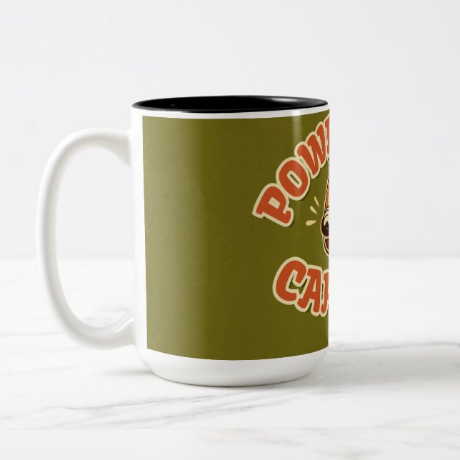 Retro 70s Coffee Pot Graphic Mug – Grumpy Morning  (Left)