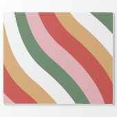 Retro 70s Colorful Wrapping Paper (Flat)