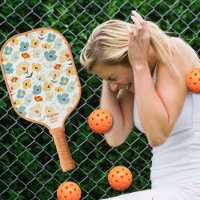 Retro 70s Floral Pattern Custom Text Name