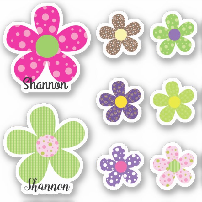 Retro 70s Hippie Boho Style Sticker (Front)