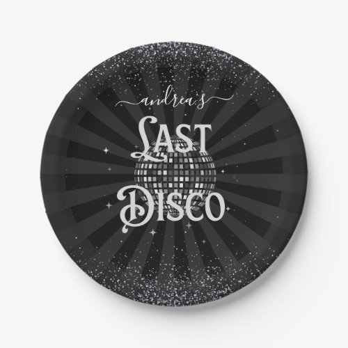 Retro 70s Last Disco Bachelorette Party Weekend  Paper Plates