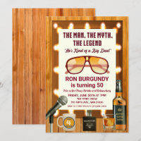 Retro 70s Male Birthday Bachelor Party