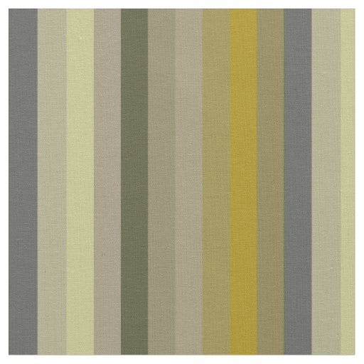 Retro 70s Mustard & Olive Stripes Fabric