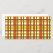 Retro 70s Orange Yellow Plaid (Front/Back)