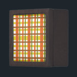 Retro 70s Orange Yellow Plaid Keepsake Box<br><div class="desc">This funky, original 70s-inspired design is made to look like groovy 1970s or late 1960s vintage plaid in shades of orange, gold yellow, moss green and red-brown on white. The seamless checkered pattern is slightly distressed so it looks like it has been painted on. This is a cool, old school...</div>