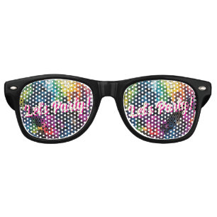 Retro 70's Party Disco Ball Sparkle Glam Wedding Retro Sunglasses
