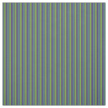 Retro 70s Peacock Palette Vertical Stripes Fabric