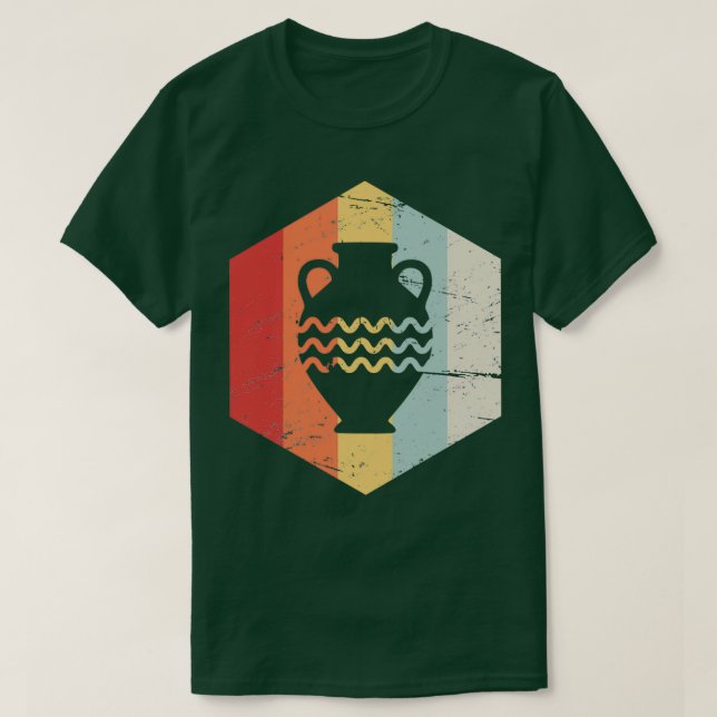 Retro 70s Pottery Icon T-Shirt (Design Front)