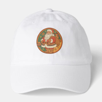 Retro 70s Santa Warm Tones Hat