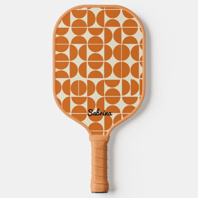 Retro '70s Shapes Customizable Pickleball Paddle  (Front)