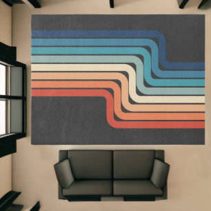 Retro 70s Stripe Rug