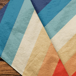 Retro 70s Stripes Groovy  Tissue Paper