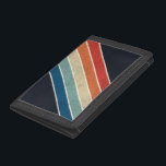 Retro 70s Stripes Trifold Wallet<br><div class="desc">Retro Colorful 70s Stripes Wallet</div>