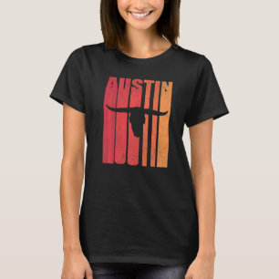 Retro 70s Vintage Austin Shirt Longhorn Silhouette