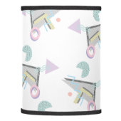 Retro 80s 90s Geometric Print Lamp Shade (Left)