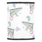 Retro 80s 90s Geometric Print Lamp Shade (Back)