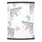 Retro 80s 90s Geometric Print Lamp Shade (Front)