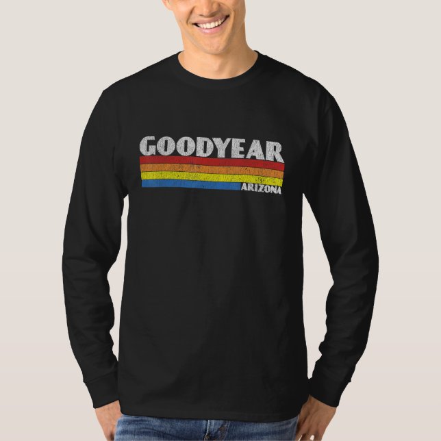 Retro 80s Arizona AZ Souvenir Goodyear T-Shirt (Front)